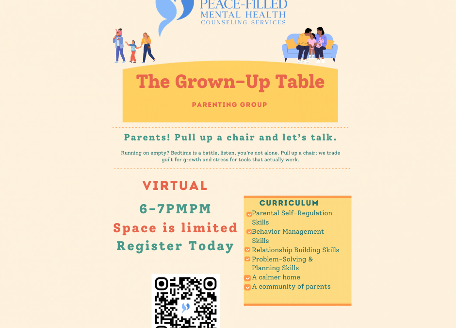 THE GROWNUP TABLE